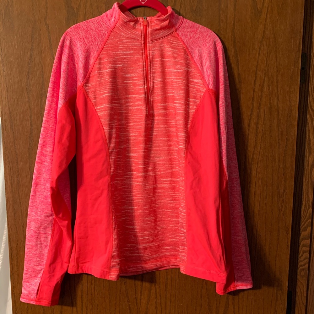 Pink athletic sweatshirt